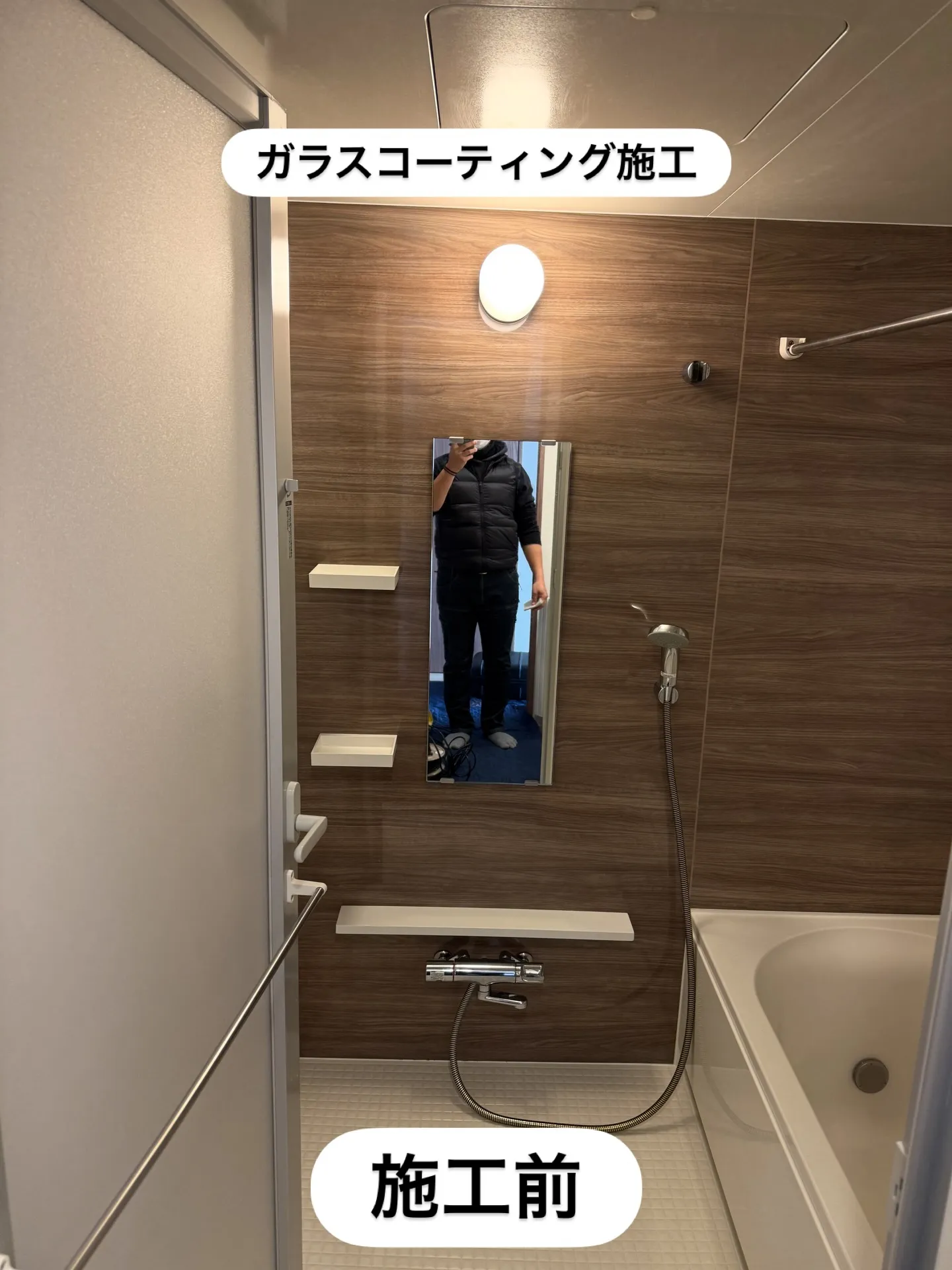 水回りガラスコーティング施工