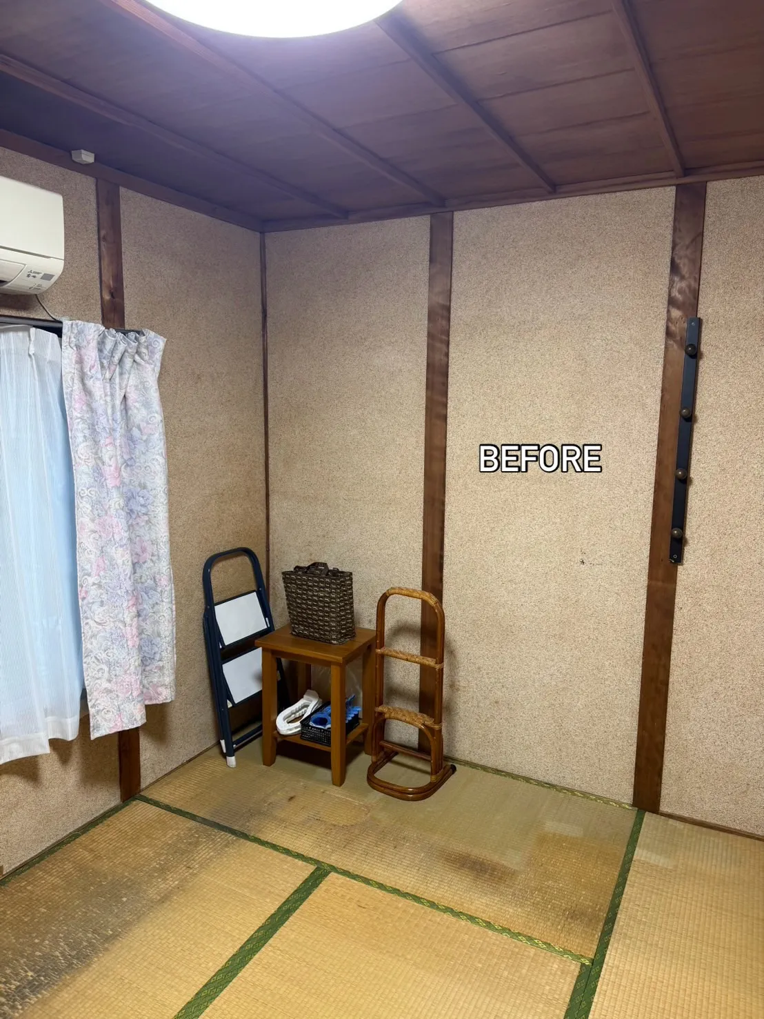 和室壁塗装工事