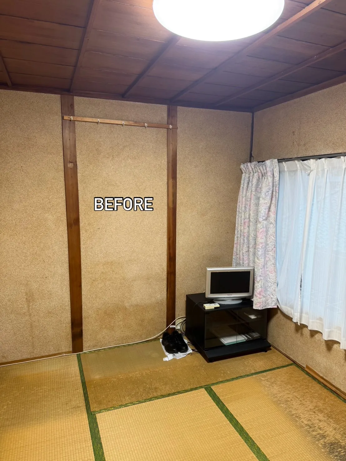 和室壁塗装工事