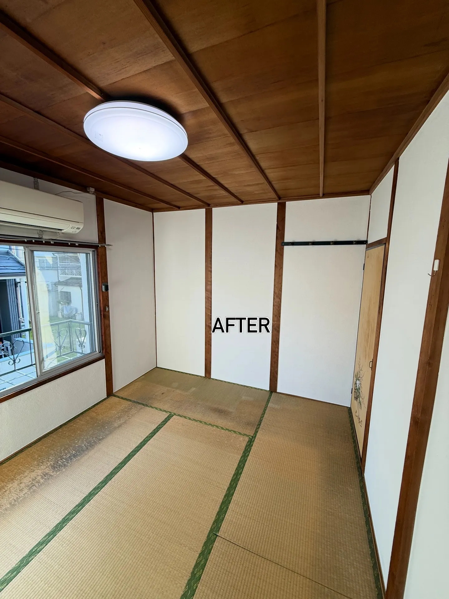 和室壁塗装工事