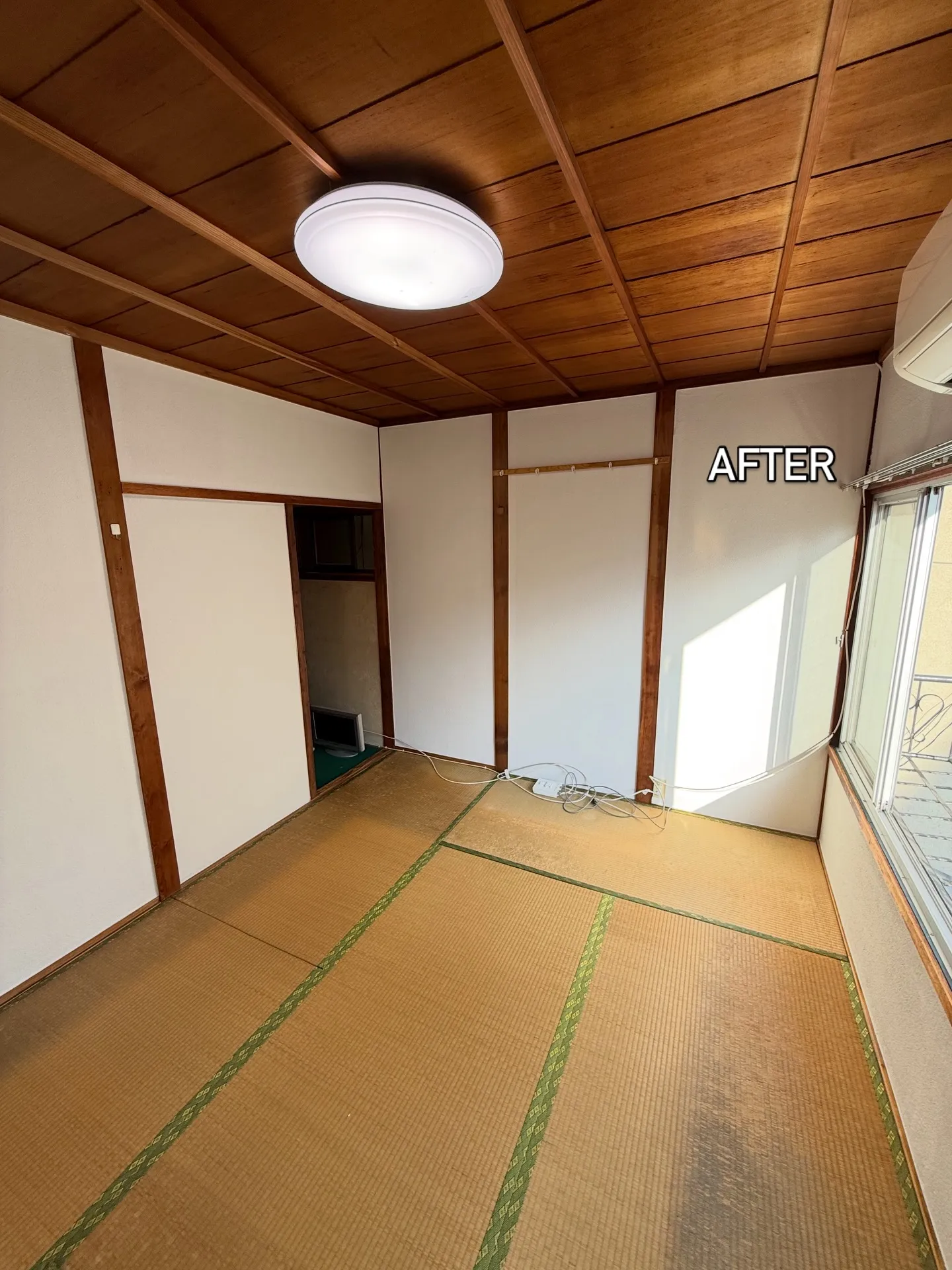 和室壁塗装工事