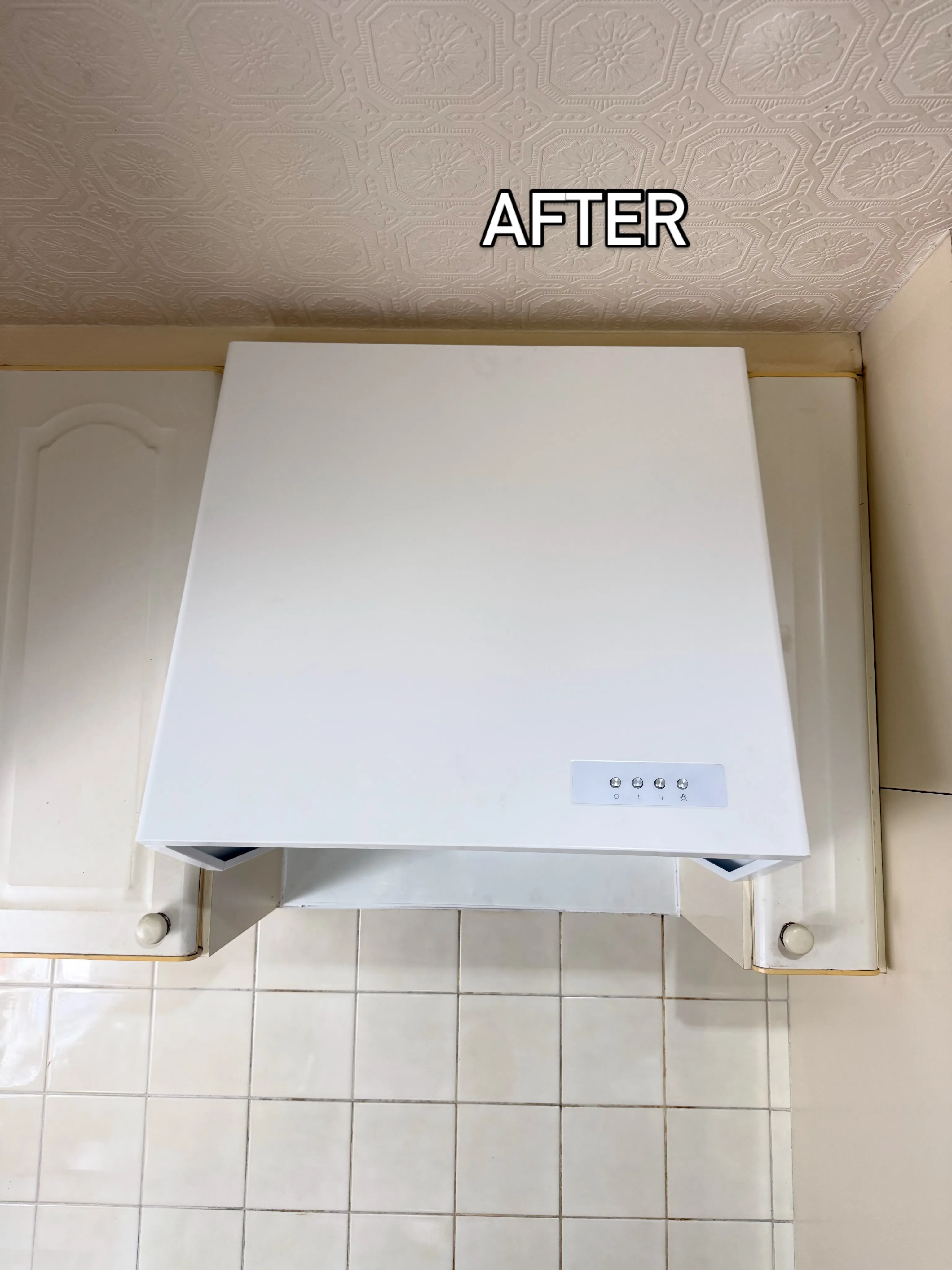 プロペラ換気扇+フード 取替工事